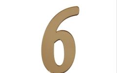 PLEKSİ 20 Lİ RAKAM ALTIN NO:6