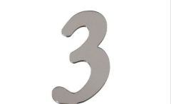 PLEKSİ 20 Lİ RAKAM GÜMÜŞ NO:3