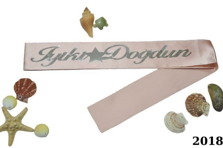 KUŞAK İYİKİ DOĞDUN PEMBE GÜMÜŞ