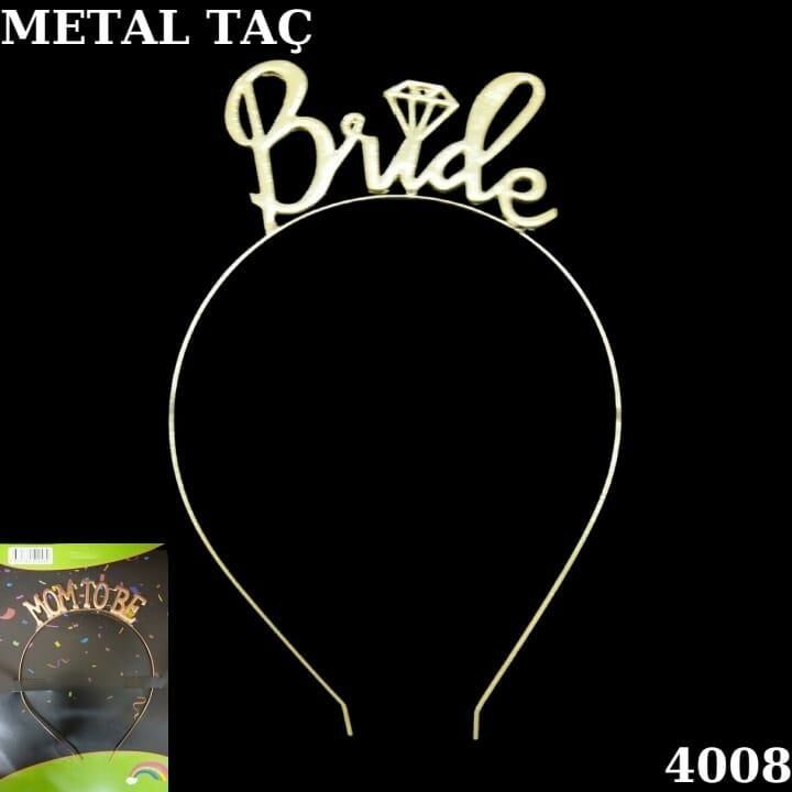 TAÇ METAL BRİDE ALTIN