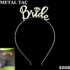 TAÇ METAL BRİDE ALTIN