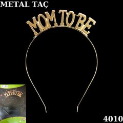 TAÇ METAL MOM TO BE ALTIN