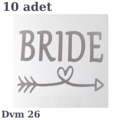 DÖVME BRİDE GÜMÜŞ AŞK OKU NO:26