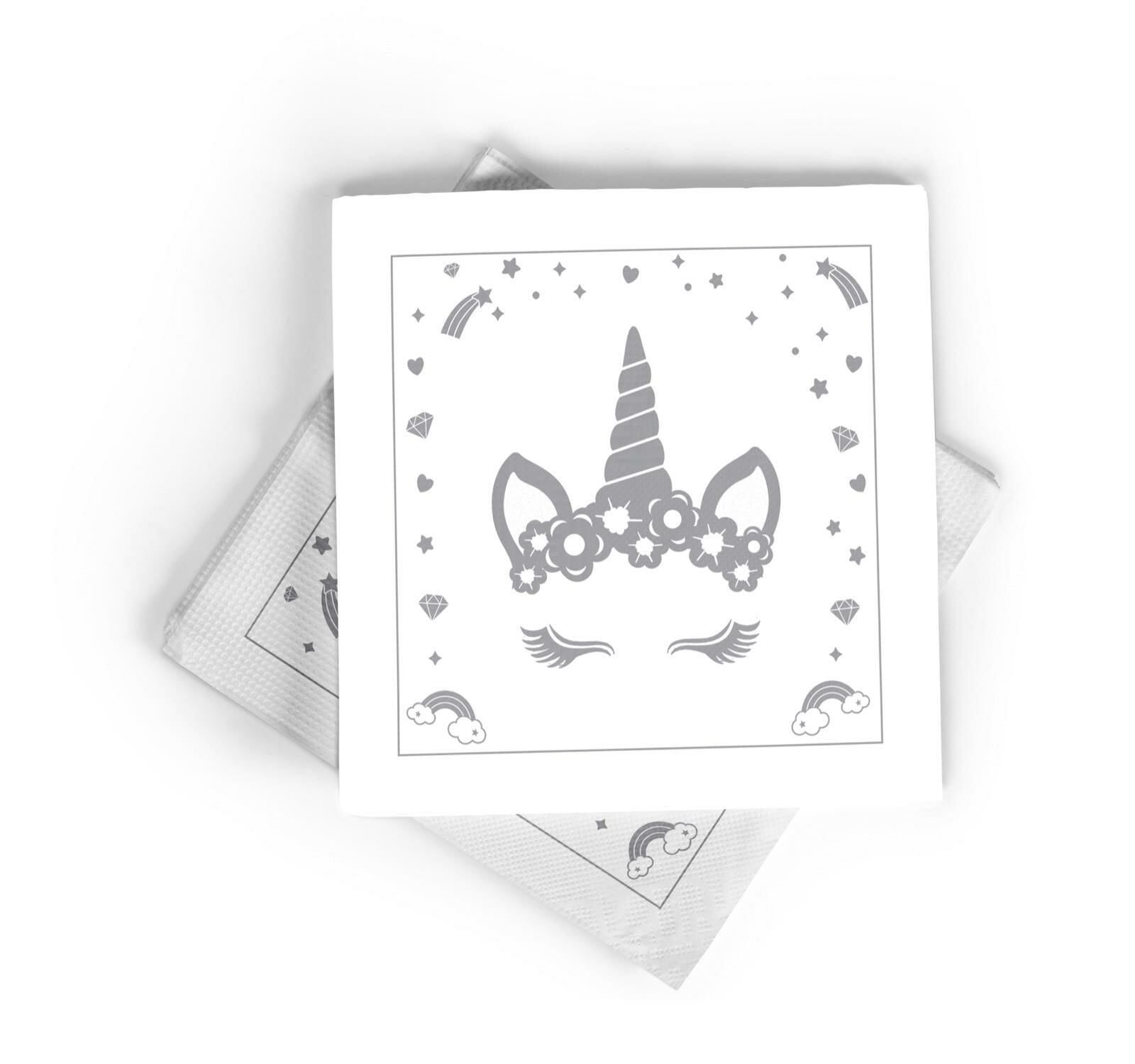 PEÇETE VARAKLI ÜNİCORN GÜMÜŞ 2 NO