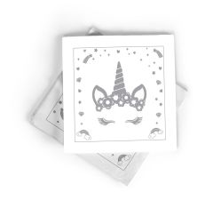 PEÇETE VARAKLI ÜNİCORN GÜMÜŞ 2 NO