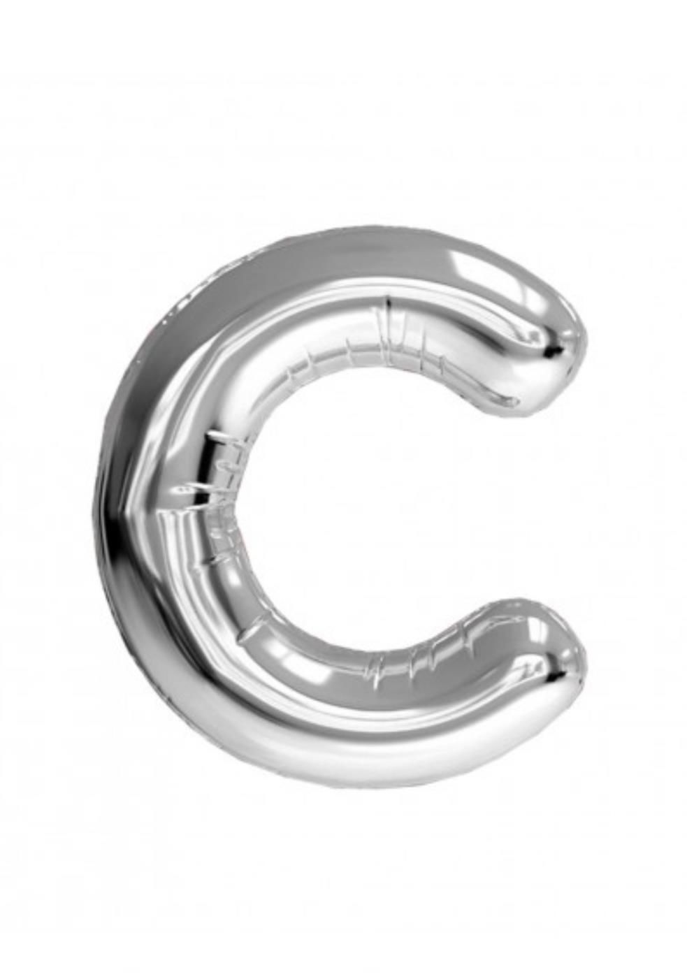 40 INC FOLYO BALON HARF GÜMÜŞ C