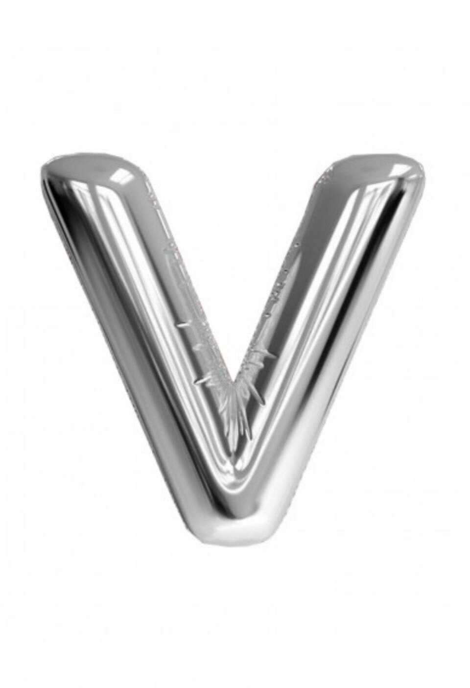 16 INC FOLYO BALON HARF GÜMÜŞ V