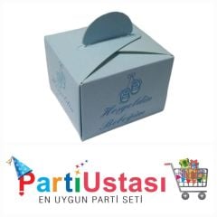 LOKUM KUTUSU HOŞ GELDİN BEBEĞİM MAVİ 50 AD