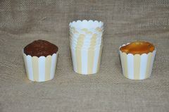 KAPSÜL 25 Lİ PASTEL ÇİZGİLİ KREM