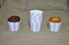 KAPSÜL 25 Lİ PASTEL ÇİZGİLİ MOR