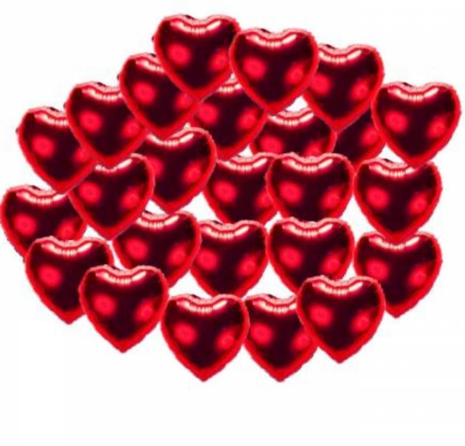 SET KALP 25 Lİ FOLYO BALON KIRMIZI5 İNC