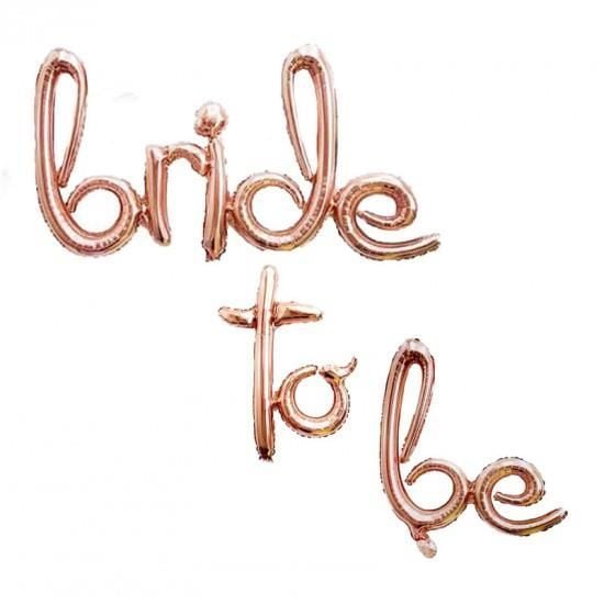 SET BRIDE TO BE KOREOGRAFİ  FOLYO BALON ROSE GOLD