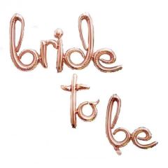 SET BRIDE TO BE KOREOGRAFİ  FOLYO BALON ROSE GOLD