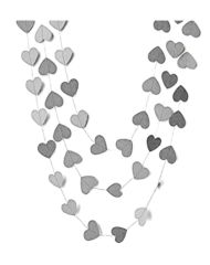 3D TAVAN SÜS 4 MT KALP GÜMÜŞ